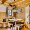 Dining area with sauna access at the Private Spa Chalet Premium at Naturresort Puradies